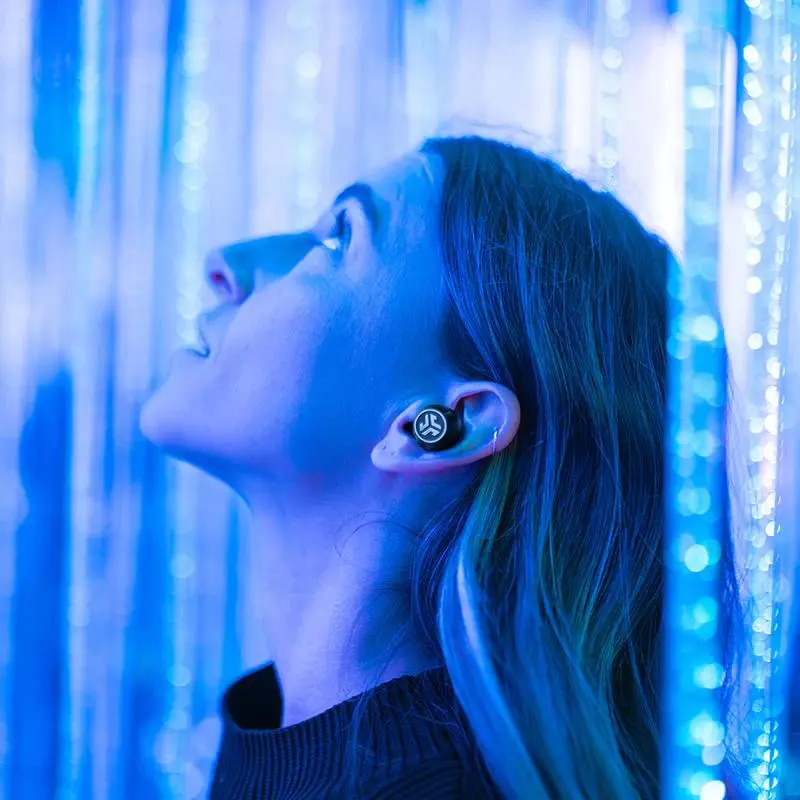 Słuchawki bezprzewodowe JLab Epic Lab Edition Dokanałowe Bluetooth 5.3 Czarny
