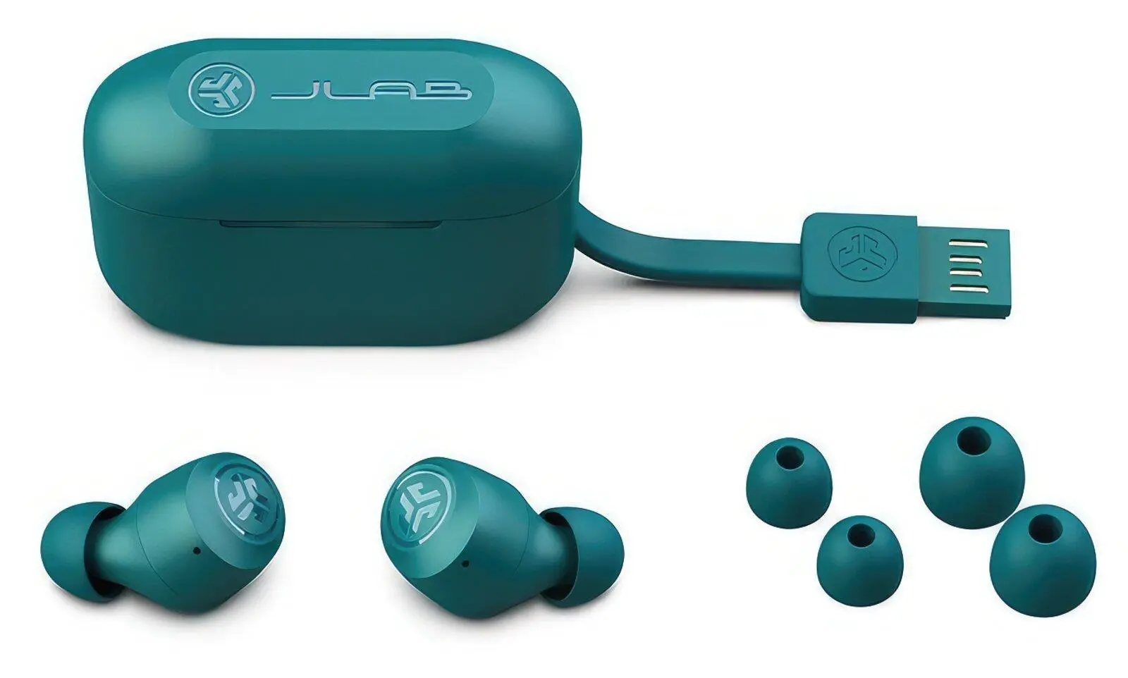 Słuchawki bezprzewodowe JLab Go Air Pop Dokanałowe Bluetooth 5.1 Turkusowy