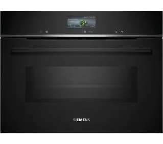 Духова шафа з мікрохвилями Siemens CM736G1B1 з конвекцією, чорний