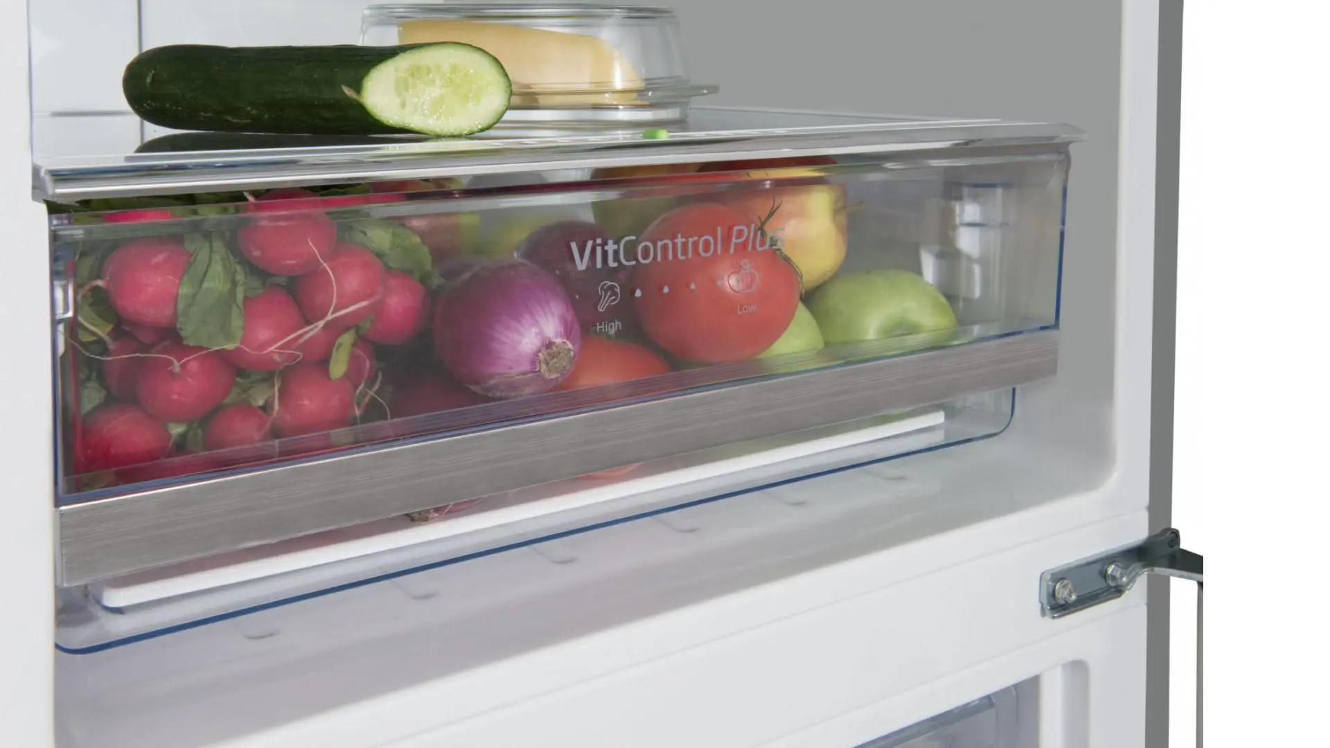 Lodówka Amica FK2695.4FT(E) Pełny No Frost 170cm Komora świeżości Biały