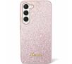 Etui Guess Glitter Script GUHCS24MHGGSHP do Samsung Galaxy S24+ Różowy