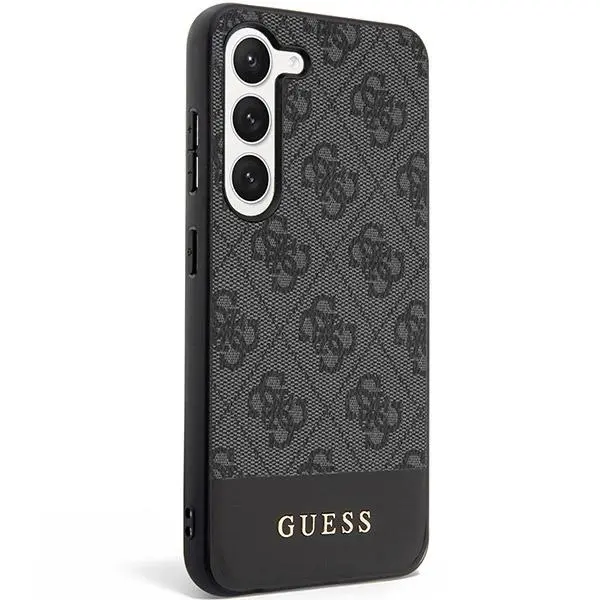 Etui Guess 4G Stripe Collection GUHCS24MG4GLGR do Samsung Galaxy S24+ Czarny