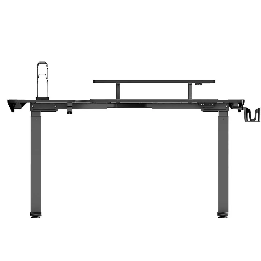 Biurko Ultradesk WINGER 155cm Regulacja wysokości Czarny