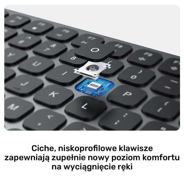 Klawiatura membranowa Unitek D1092A 9w1 Szary
