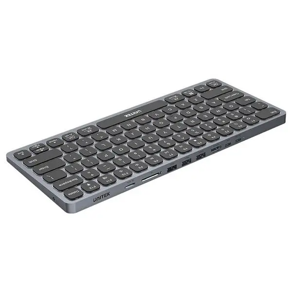 Klawiatura membranowa Unitek D1092A 9w1 Szary