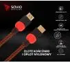 Kabel HDMI Savio GCL-04 3m Czerwony