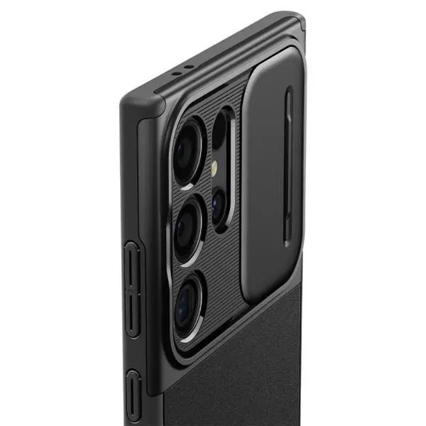 Etui Spigen Optik Armor ACS07313 do Galaxy S24 Ultra Czarny