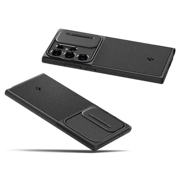 Etui Spigen Optik Armor ACS07313 do Galaxy S24 Ultra Czarny