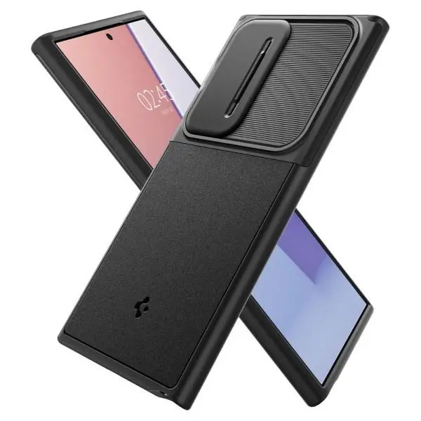 Etui Spigen Optik Armor ACS07313 do Galaxy S24 Ultra Czarny