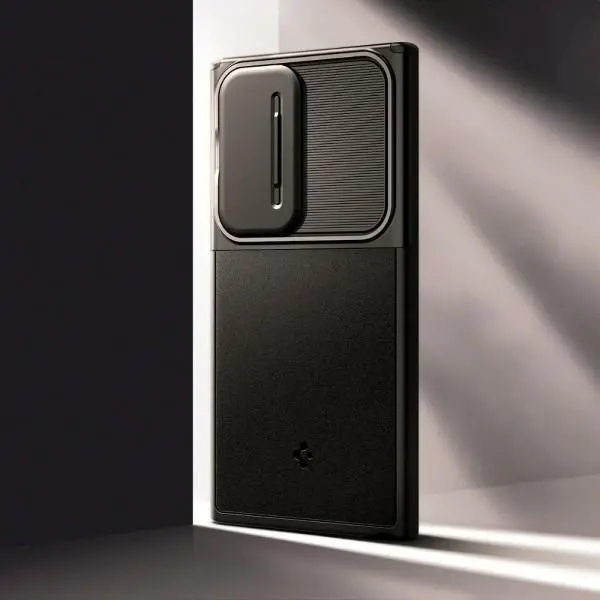 Etui Spigen Optik Armor ACS07313 do Galaxy S24 Ultra Czarny