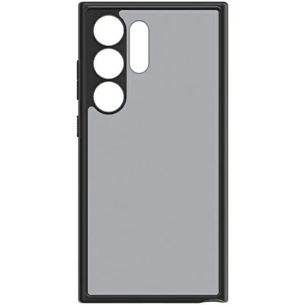 Etui Spigen Ultra Hybrid ACS07296 do Galaxy S24 Ultra Przezroczysty-Czarny