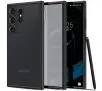 Etui Spigen Ultra Hybrid ACS07296 do Galaxy S24 Ultra Przezroczysty-Czarny