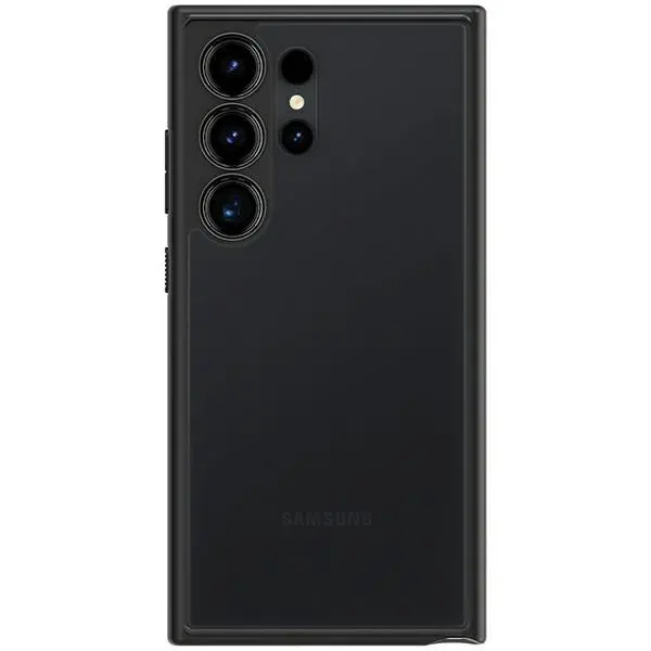 Etui Spigen Ultra Hybrid ACS07296 do Galaxy S24 Ultra Przezroczysty-Czarny
