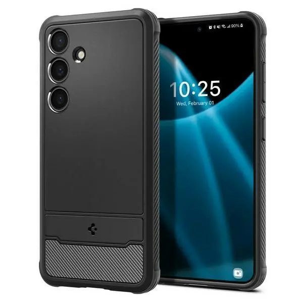 Etui Spigen Rugged Armor ACS07326 do Galaxy S24+ Czarny