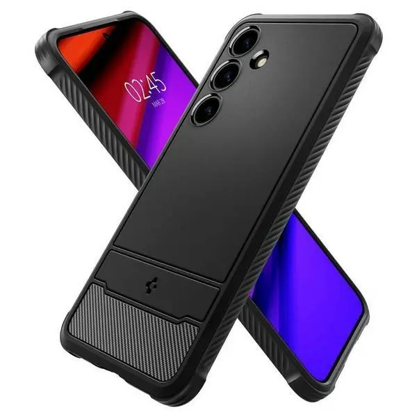 Etui Spigen Rugged Armor ACS07326 do Galaxy S24+ Czarny