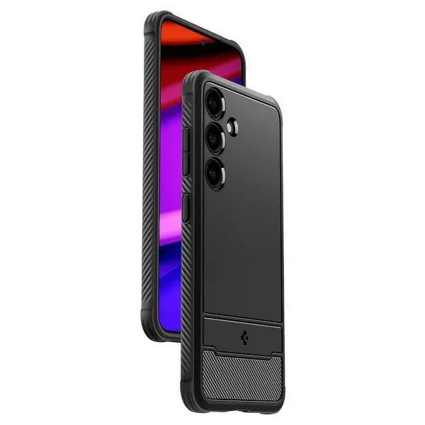 Etui Spigen Rugged Armor ACS07326 do Galaxy S24+ Czarny
