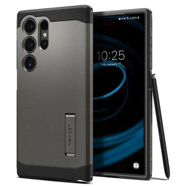 Etui Spigen Tough Armor ACS07301 do Galaxy S24 Ultra Szary
