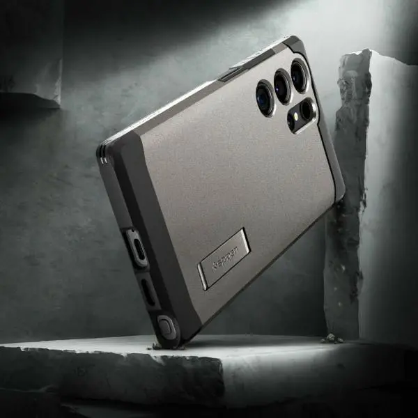 Etui Spigen Tough Armor ACS07301 do Galaxy S24 Ultra Szary