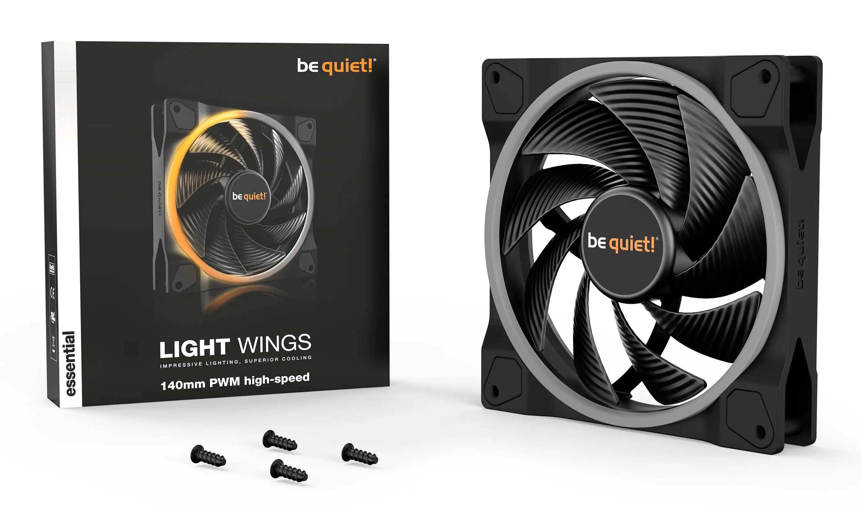 Wentylator be quiet! Light Wings PWM high-speed 140mm Czarny