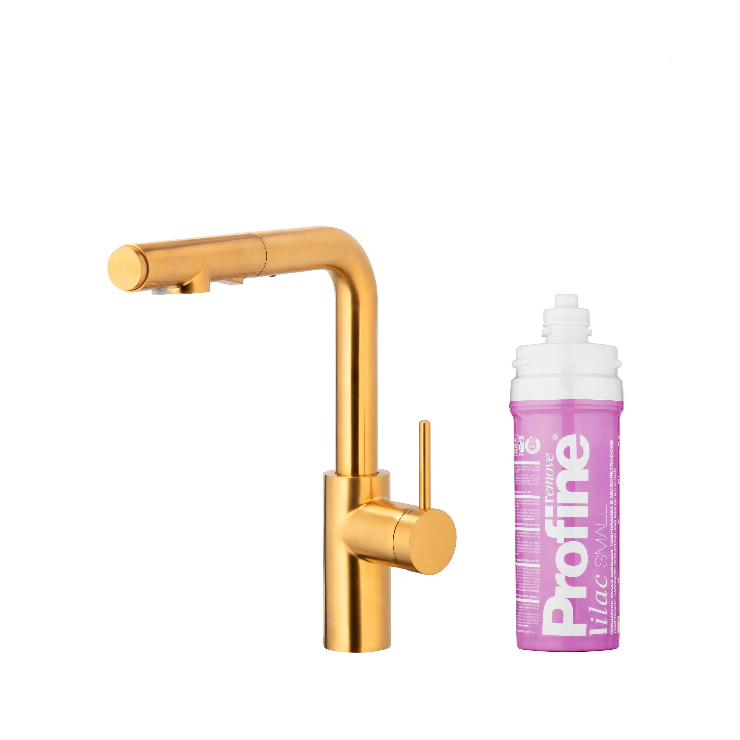 KFA Armatura Arura Duero Pure Basic Pull-Out 6623-115-31 Złoty Stal szlachetna