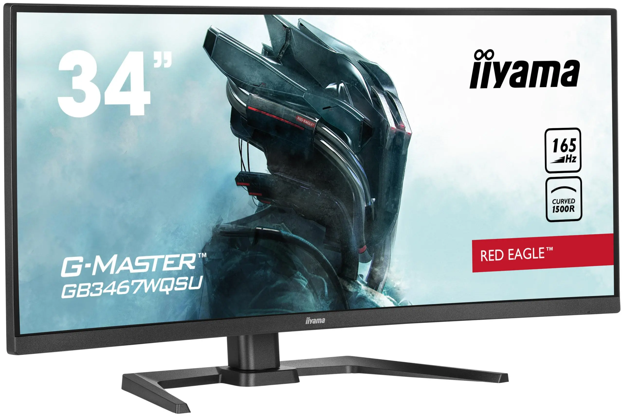 Monitor iiyama G-Master Red Eagle GB3467WQSU-B5  34" UWQHD VA 165Hz 0,4ms Zakrzywiony Gamingowy