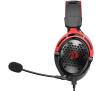 Słuchawki przewodowe z mikrofonem Redragon Diomedes H386 Nauszne Czarno-czerwony