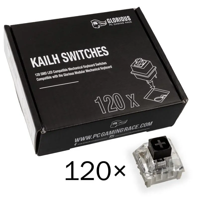 Przełącznik Glorious Kailh Box Black 120szt. Czarny