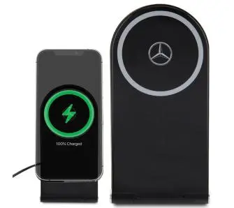 Ładowarka indukcyjna Mercedes-Benz 2w1 15W Silver Star MagSafe Czarny
