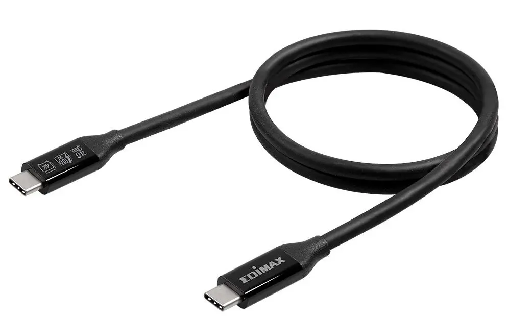 Kabel Edimax UC4-005TB USB4 Thunderbolt 3 0.5m