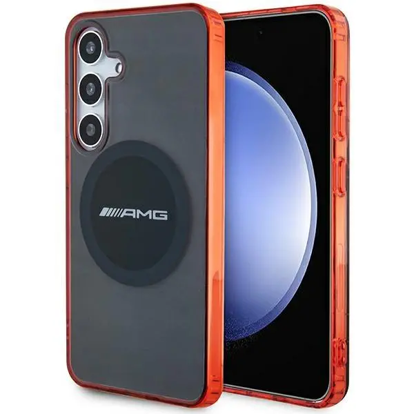 Etui Mercedes-Benz Transparent Bicolor MagSafe do Samsung Galaxy S24 Czarny