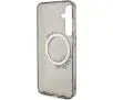 Etui Guess IML Flowers Wreath MagSafe do Samsung Galaxy S24+ Czarny