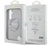 Etui Guess IML Flowers Wreath MagSafe do Samsung Galaxy S24+ Czarny