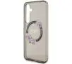 Etui Guess IML Flowers Wreath MagSafe do Samsung Galaxy S24+ Czarny