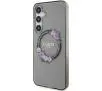 Etui Guess IML Flowers Wreath MagSafe do Samsung Galaxy S24+ Czarny