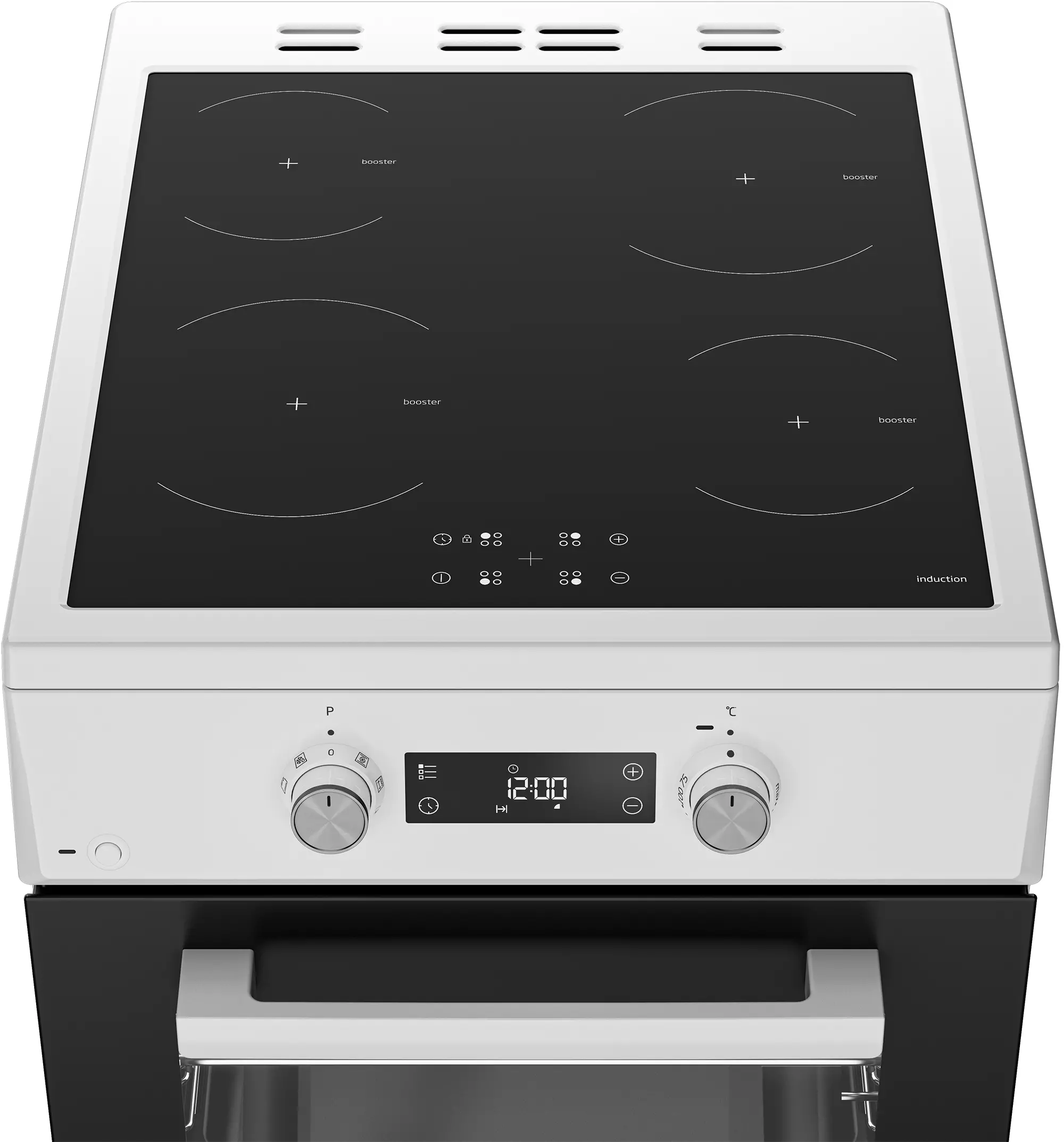 Kuchnia indukcyjna Beko FSM59305WDT Termoobieg