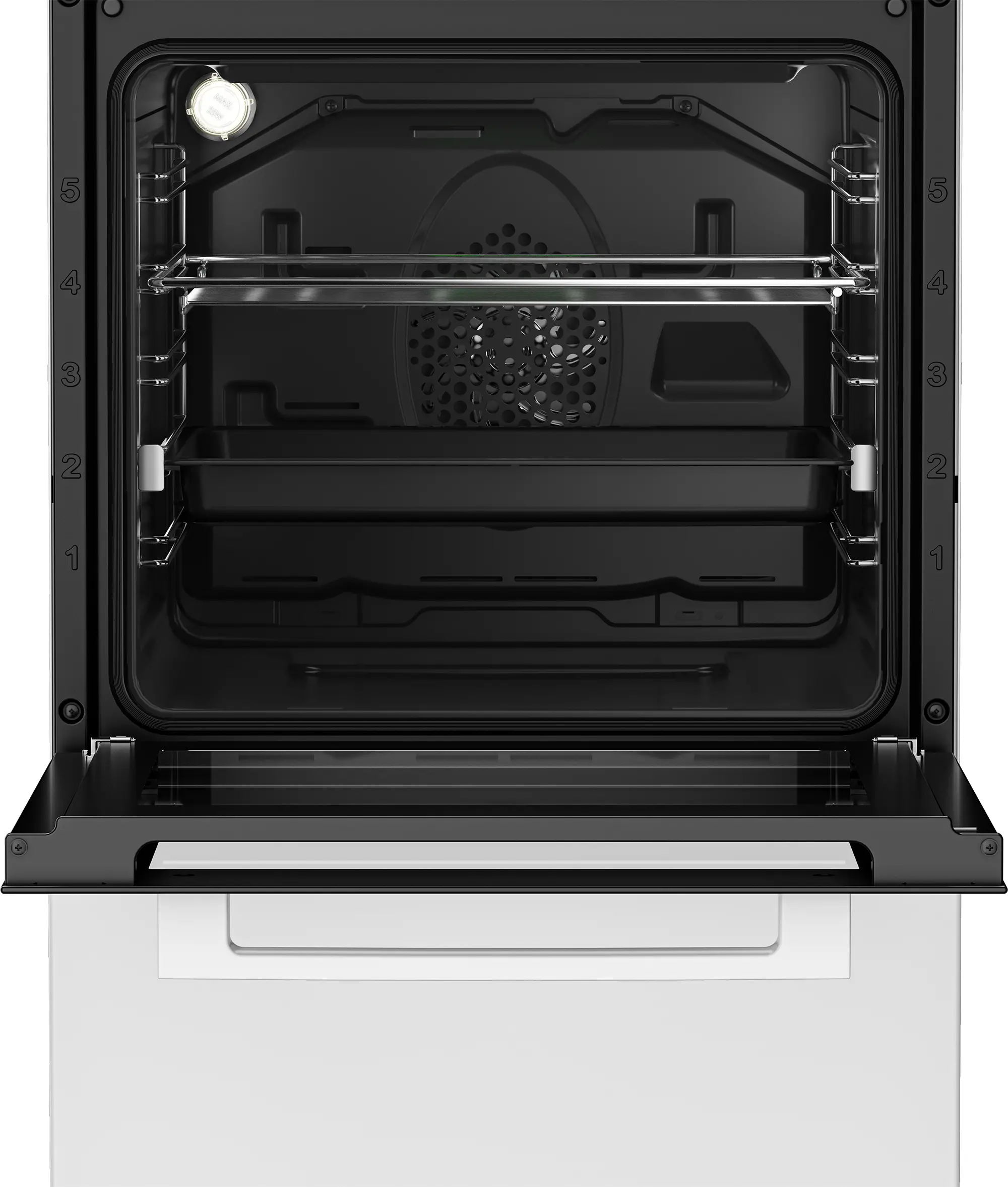 Kuchnia indukcyjna Beko FSM59305WDT Termoobieg