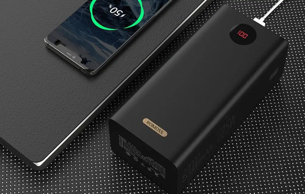 Powerbank Romoss PEA60 60000mAh 22.5W Czarny
