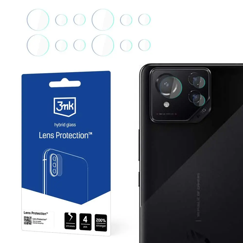 Szkło hybrydowe 3mk Lens Protection do Asus ROG 8 Pro
