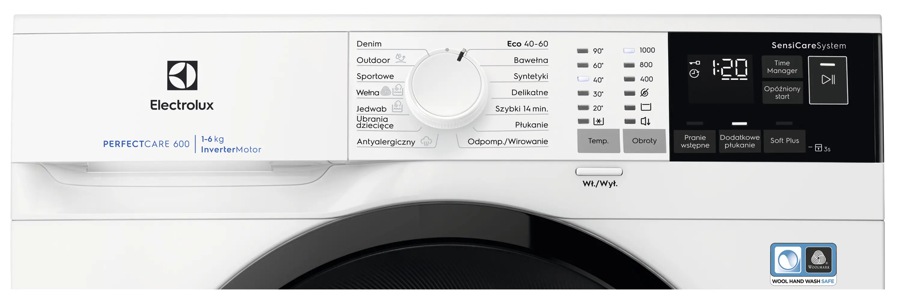 Pralka Electrolux 600 SensiCare EW6SMB406BP Superslim 6kg 1000obr/min