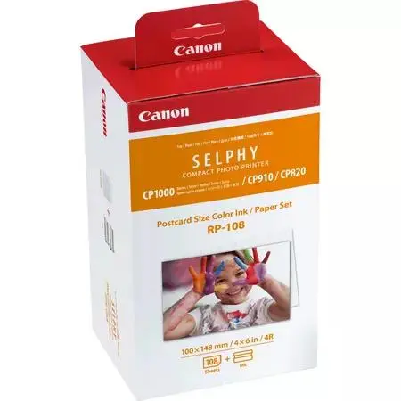 Drukarka Canon Selphy CP1500 Biały + papier RP-108