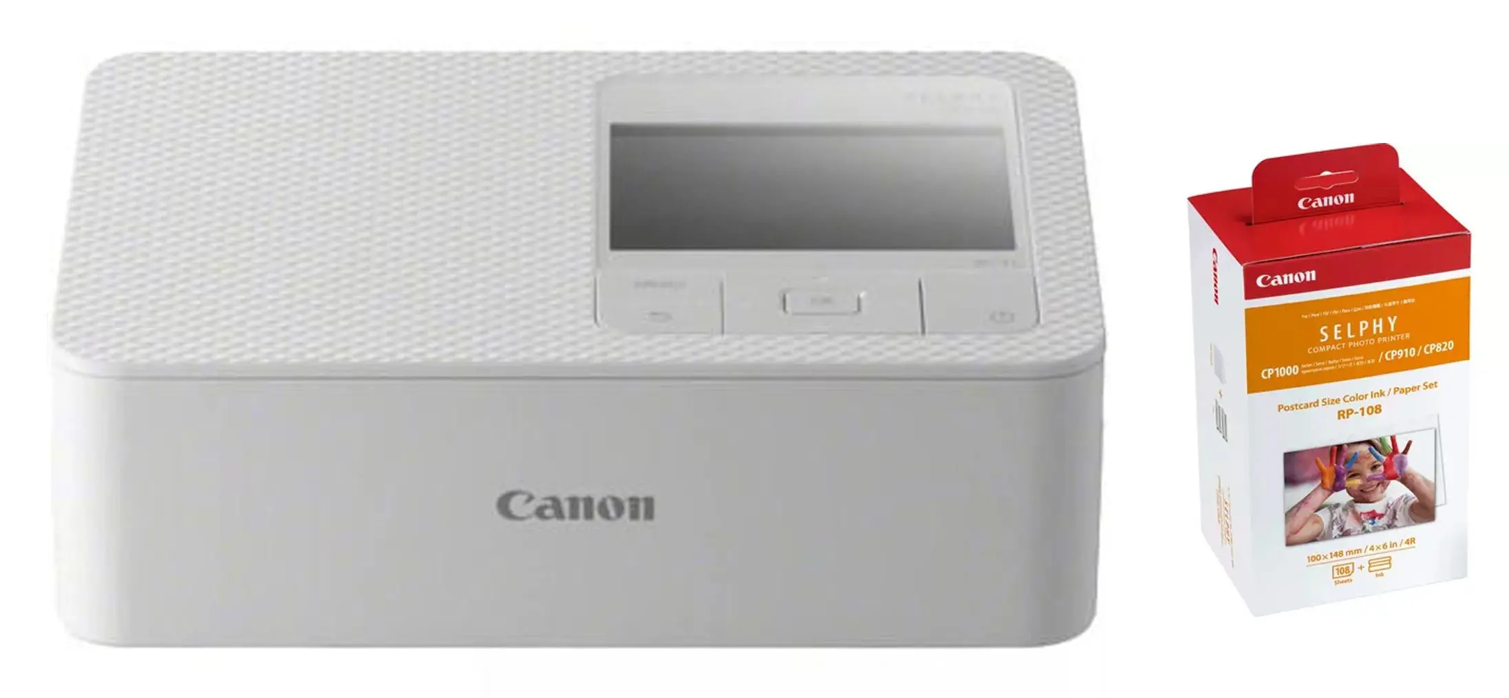 Drukarka Canon Selphy CP1500 Biały + papier RP-108