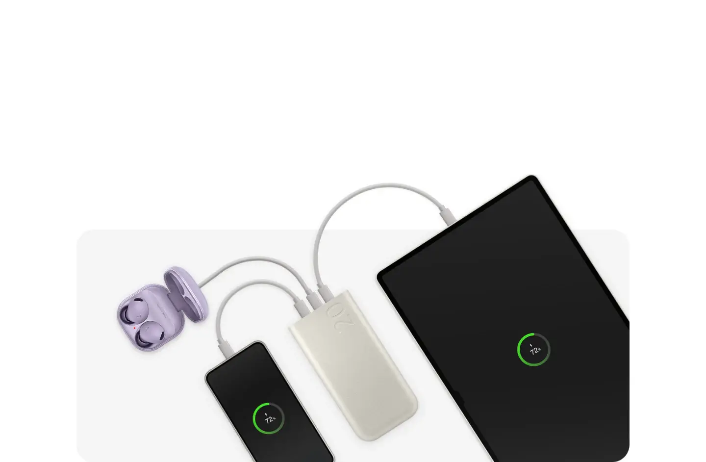 Powerbank Samsung EB-P4520 20000mAh 45W Beżowy