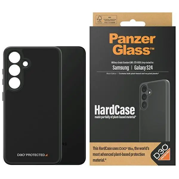 Etui PanzerGlass HardCase do Samsung Galaxy S24 S921 Czarny