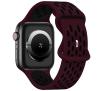 Pasek Beline do Apple Watch New Sport Silicone 42/44/45/49mm bordowo-czarny