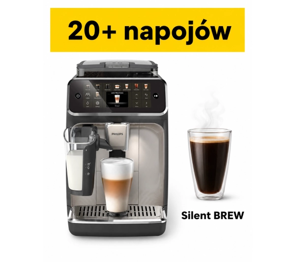 Ekspres Philips LatteGo EP5547/90 Kawa mrożona Szerokość 24,6cm