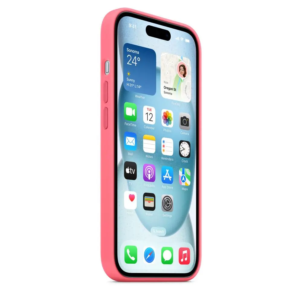 Etui Apple Silicone Case do iPhone 15 Różowy