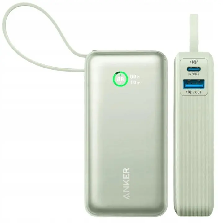 Powerbank Anker 545 Nano (A1259G61) 10000mAh 30W Zielony
