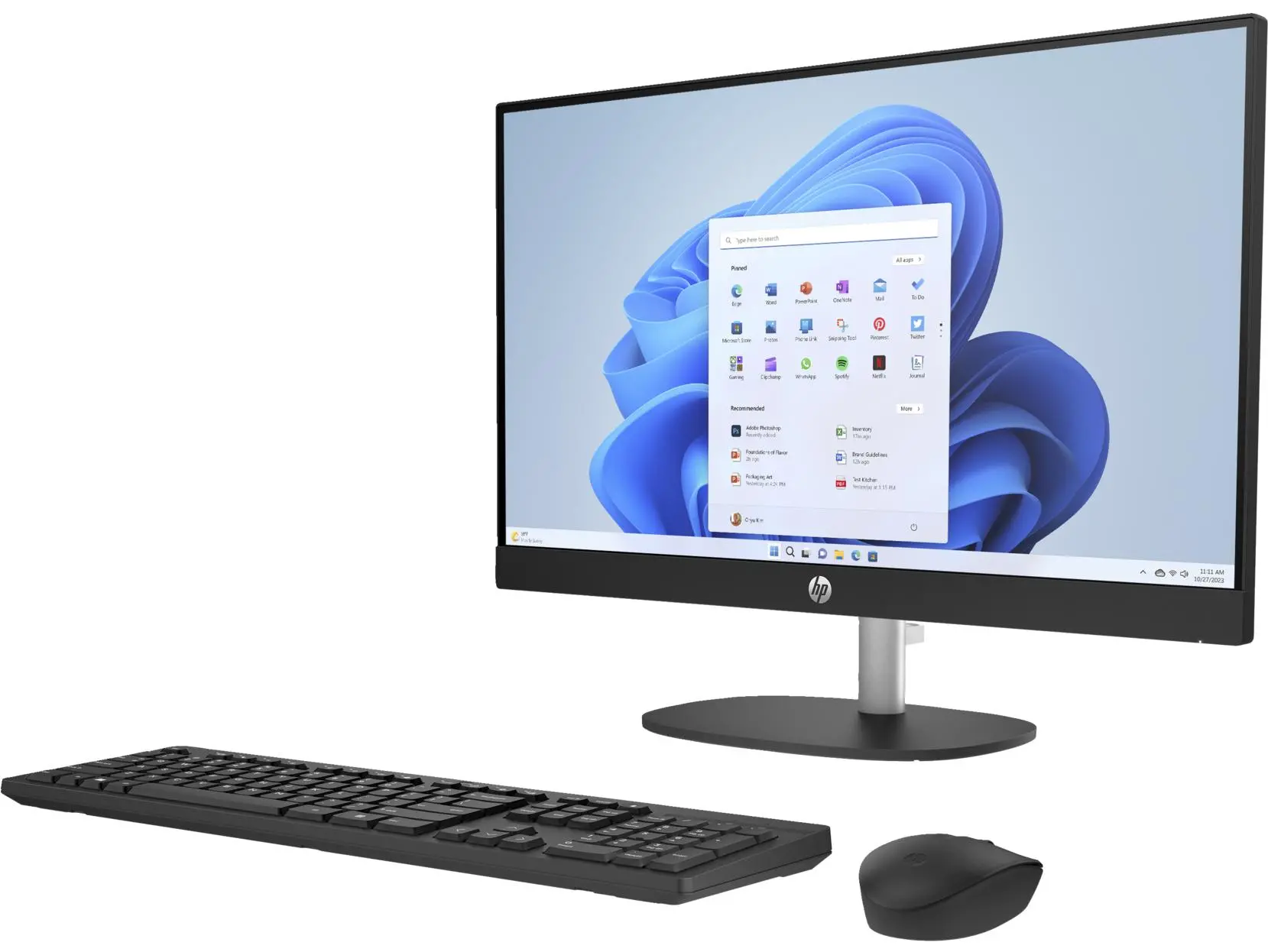 Komputer HP 24-cr0322nw R5 7520U 23,8" 16GB RAM 512GB Dysk SSD Win11 Czarny