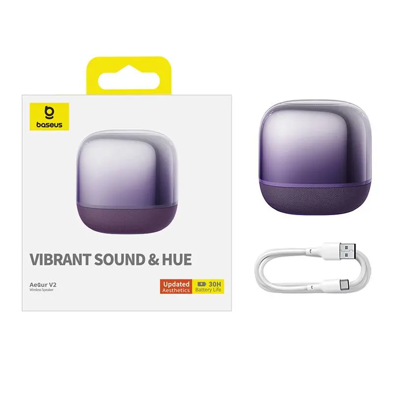 Głośnik Bluetooth Baseus AeQur V2 2,5W Fioletowy