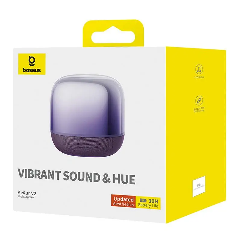 Głośnik Bluetooth Baseus AeQur V2 2,5W Fioletowy